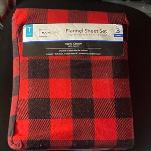 NEW with Tags - Twin Buffalo Plaid Sheet Set